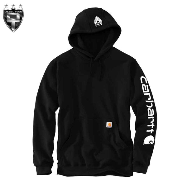 Carhartt Sleeve Logo Hoody Black