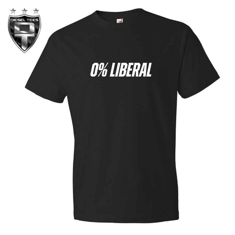 0% Liberal T Shirt