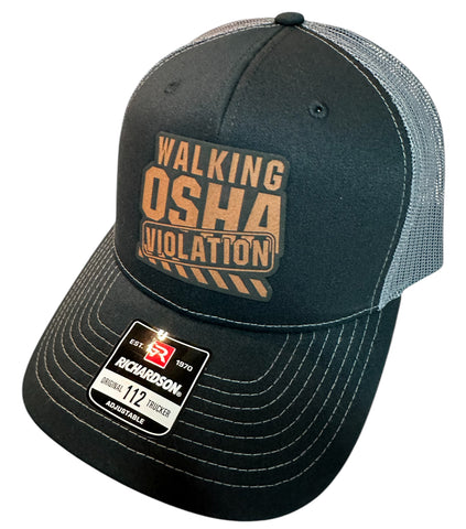 OSHA Leather Patch Hat 112