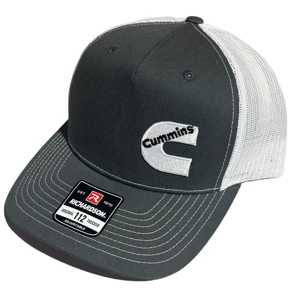 Cummins Richardson 112 dark charcoal front/white back Hat