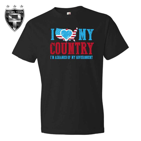 I Love My Country T Shirt