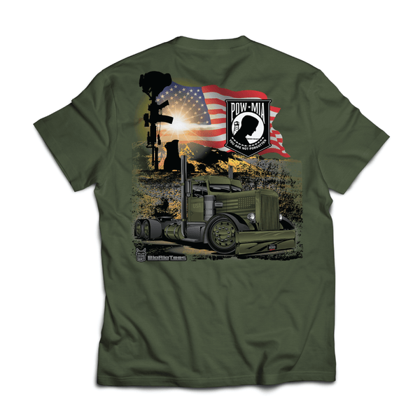 Big Rig Tees POW MIA BRT