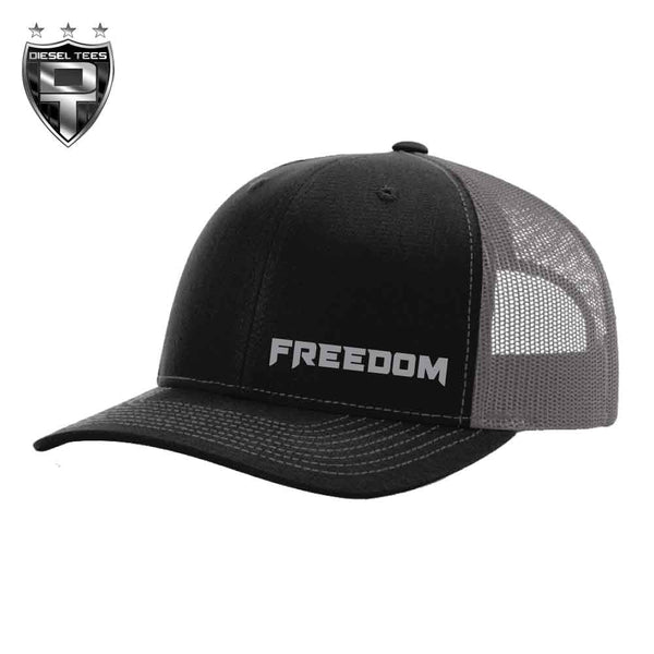 FREEDOM SnapBack Trucker Hat 112 Black/Grey