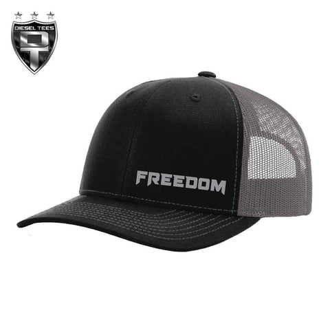 FREEDOM SnapBack Trucker Hat 112 Black/Grey