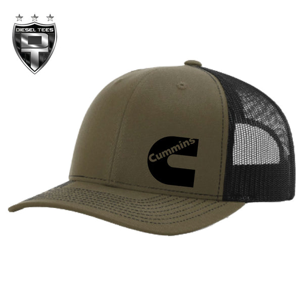 Cummins 112 SnapBack Trucker Hat Olive/Black *Limited Run