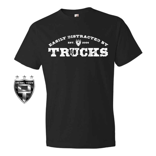 Easily Distracted By Trucks T Shirt