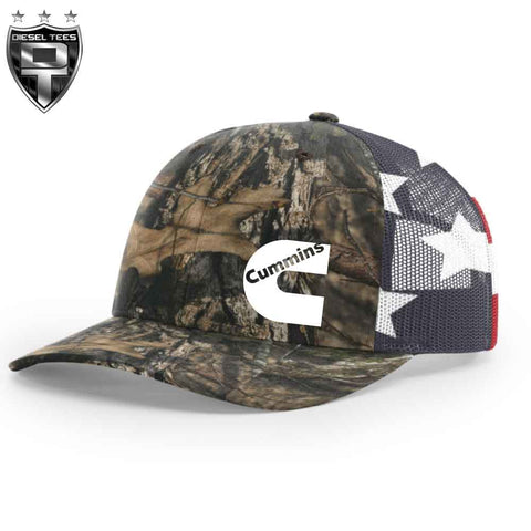 Cummins Diesel Snapback 112 Mossy Oak/Flag Hat