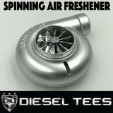 Spinning Turbo Air Freshener Silver