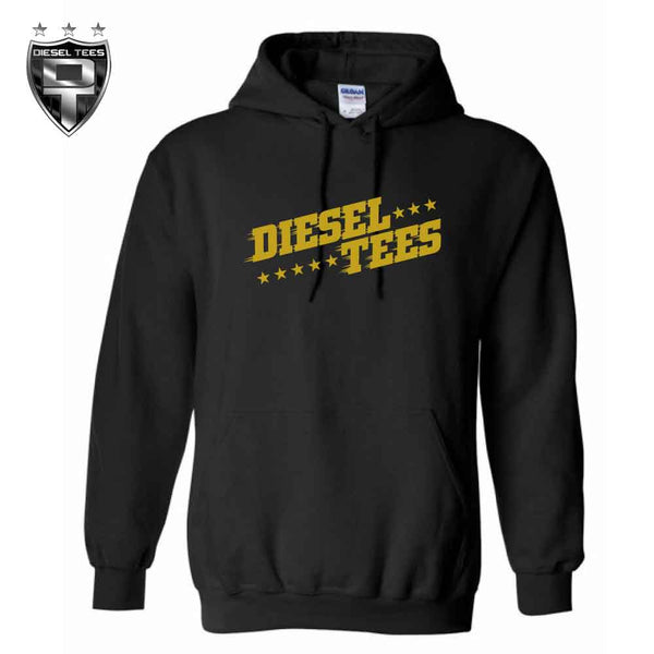 Diesel Tees Star Logo GOLD HOODY