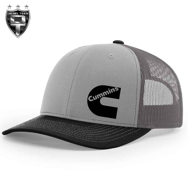 Cummins 112 Snapback Trucker Hat Tri-Color Grey