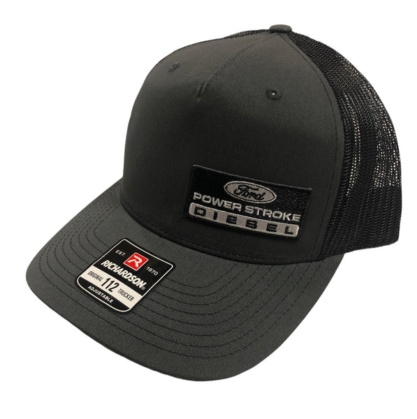 Power Stroke 112 SnapBack Trucker Hat Dark Grey/Black